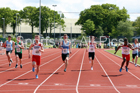 Boys under-17s 200 metres, North Eastern Track and Fields Champs., Middlesbrough. Photo: David T. Hewitson/Sports for All Pics